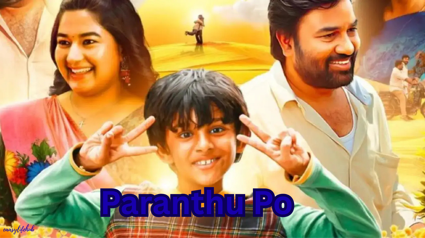 एक पिता और बेटा हरे-भरे ग्रामीण रास्तों पर मोटरसाइकिल चलाते हुए, पृष्ठभूमि में खूबसूरत खेतों के साथ।