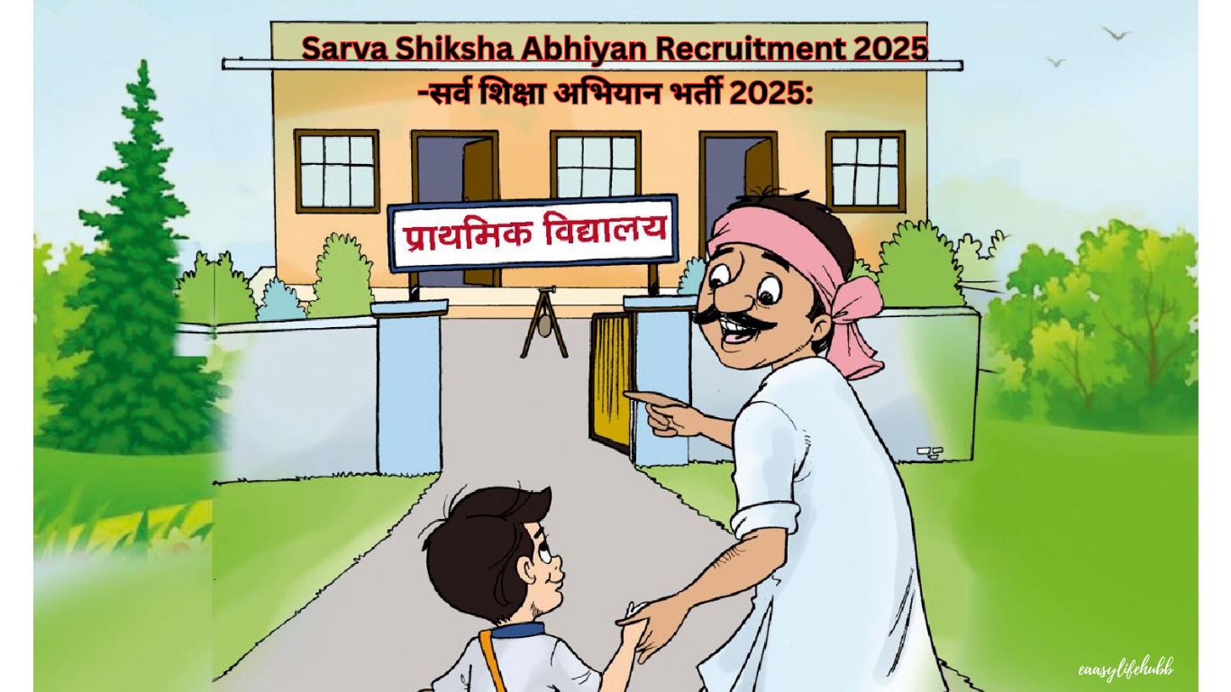 कक्षा में शिक्षकों का एक समूह, जो छात्रों और शैक्षिक सामग्री के साथ सक्रिय रूप से जुड़ा हुआ है, सर्व शिक्षा अभियान भर्ती 2025 का प्रतिनिधित्व करता है।