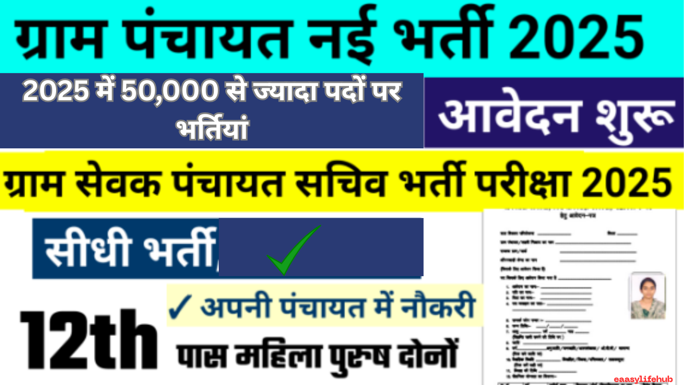 ग्राम पंचायत भर्ती 2025