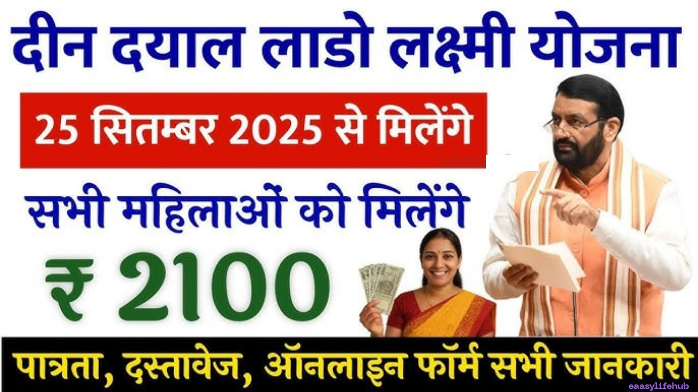 "दीन दयाल लाडो लक्ष्मी योजना 2025: हरियाणा की महिलाओं को हर महीने 2100 रुपये की आर्थिक सहायता"